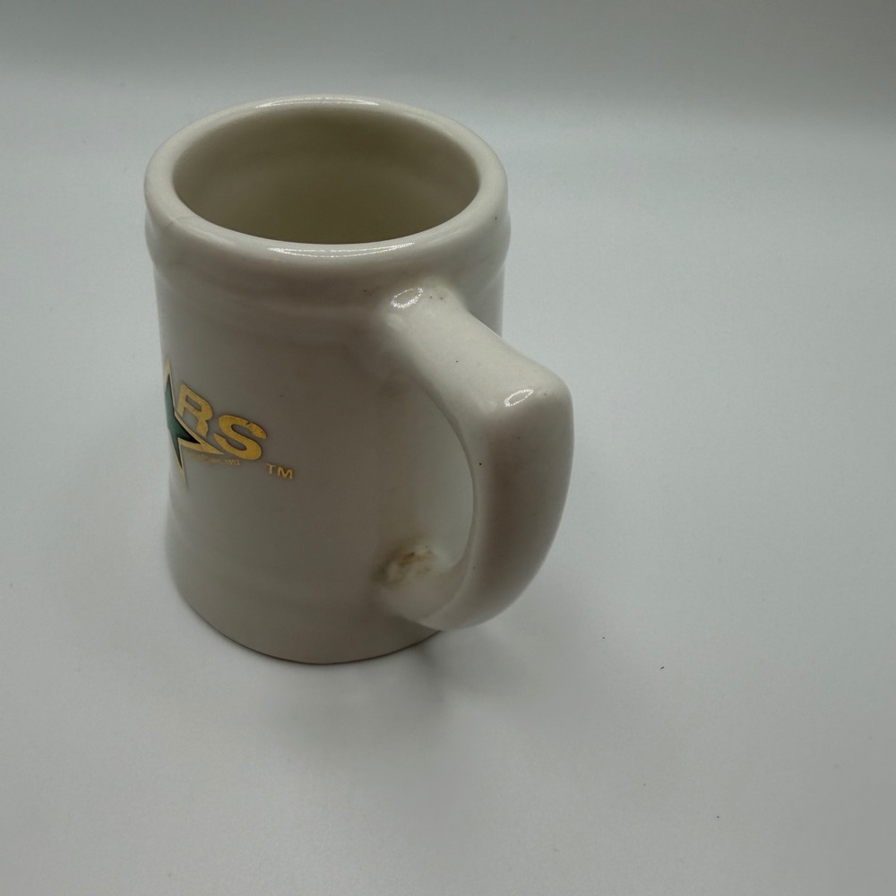 Vintage 1992 Dallas Stars NHL Mini Mug Toothpick Holder Hunter Ceramic - Picture 5 of 11